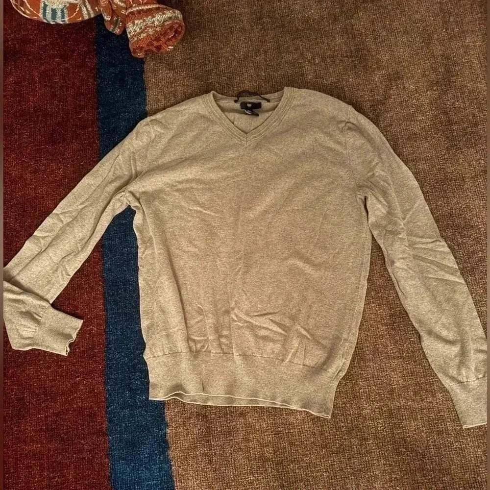 Vintage Gap 100% Cotton Oat Beige Sweater - Men’s S‎